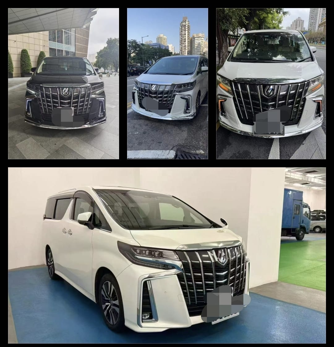 白色豪華 MPV 的多角度外觀